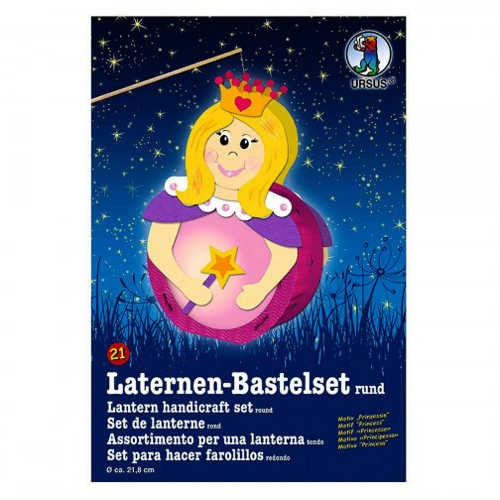 Laternen-Bastelset rund Ø 218mm, Prinzessin