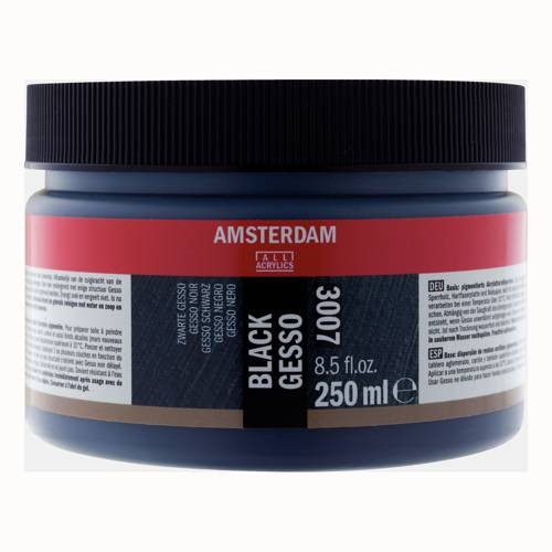 Amsterdam Grundierung, Gesso schwarz