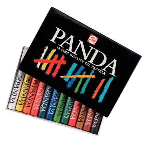 Panda 12er Set Ölpastellkreiden