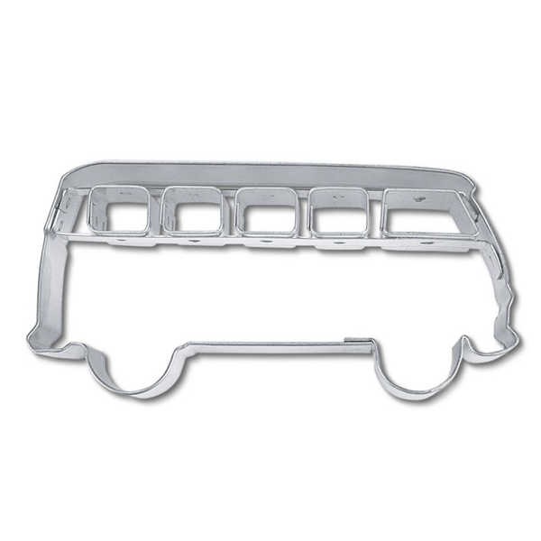 Präge-Ausstechform Bus 9 cm aus Edelstahl