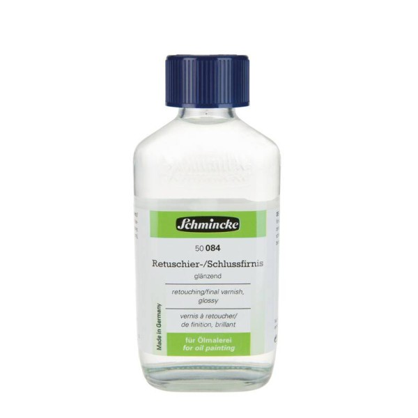 Retuschierfirnus, Schlussfirnis glänzend für Ölmalerei 200ml