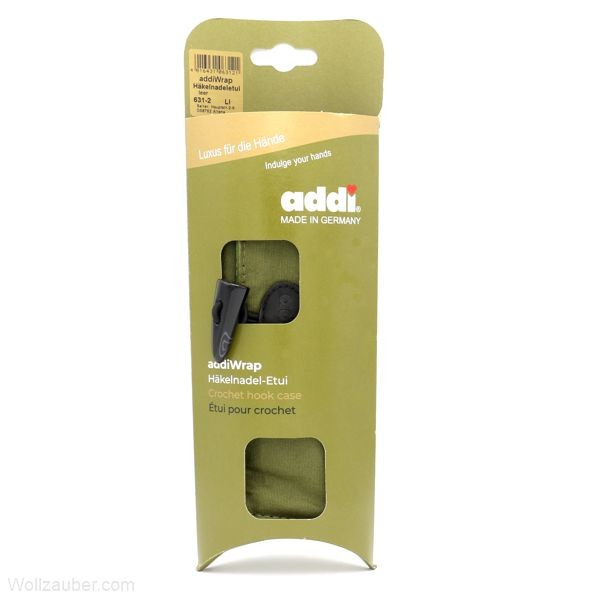 addiWrap Olives Roll-Häkelnadel Etui, Sammelmappe ►leer◄