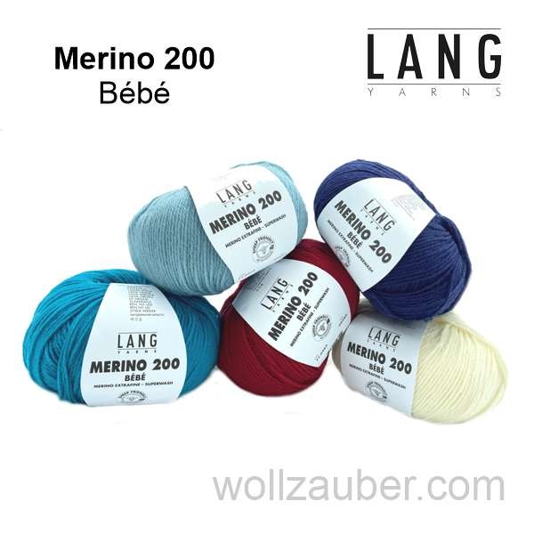 Lang Yarns Merino 200 Bébé Garn