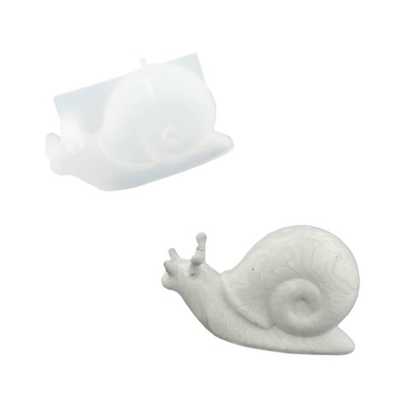 Silikonform, Gießform 3D-Schnecke
