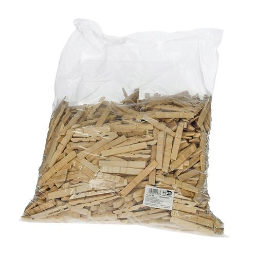 Holzklammerteile, Wäscheklammerteile 72 mm halb, 1000 Stück