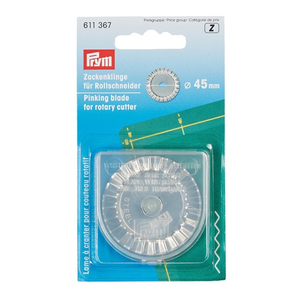 Zacken-Ersatzklinge f Rollschn 45mm PRYM 611367