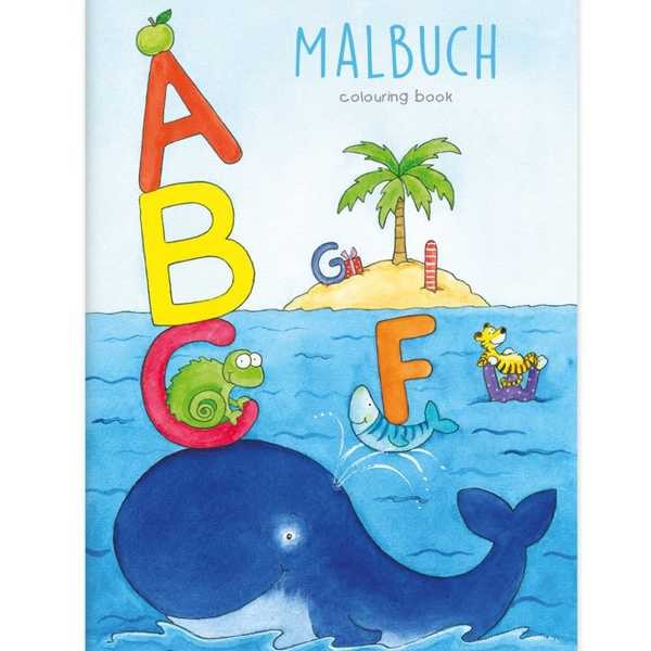 Malbuch Alphabet DIN A4, 16 Seiten