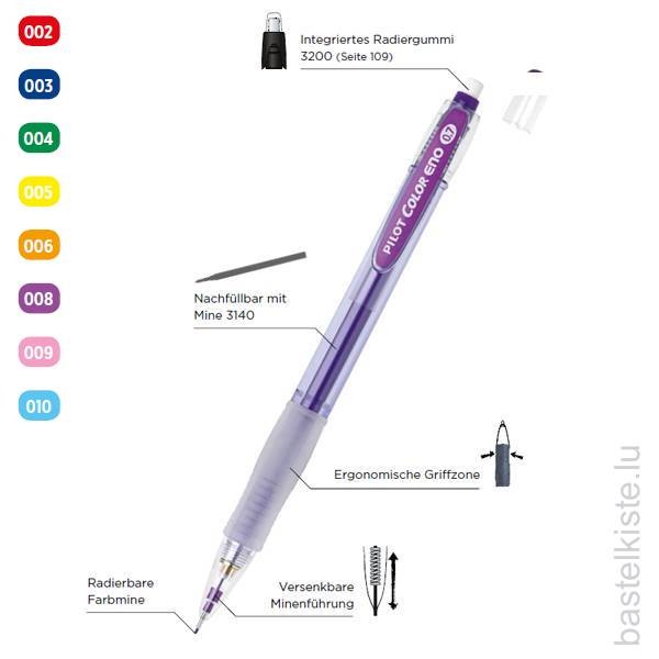 PILOT COLOR ENO 0,7mm Minenstift, Druckbleistift