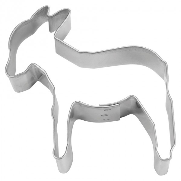 Ausstechform Esel 10 cm aus Edelstahl
