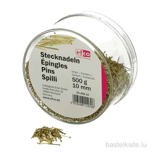 Stecknadeln goldfarben, 500g