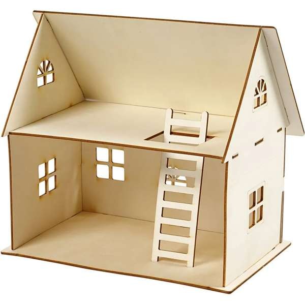 Puppenhaus Bausatz aus Holz