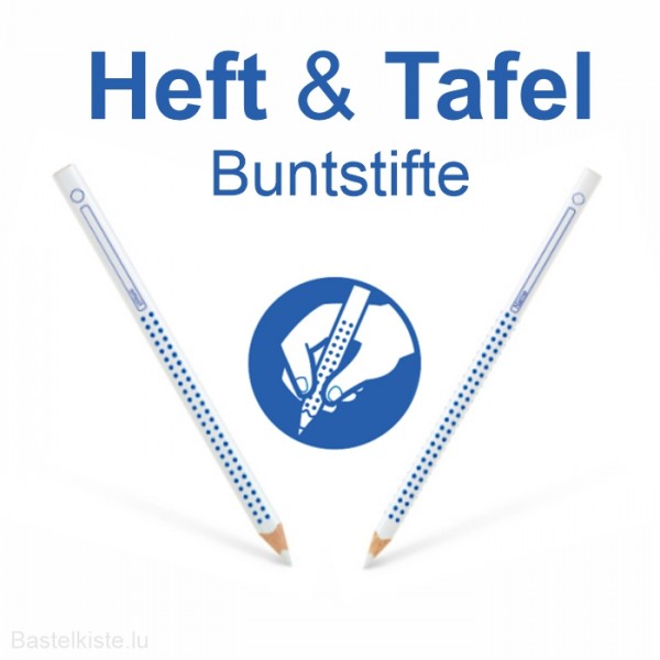 Colour & Jumbo Grip, Heft- & Tafelweiß Buntstift