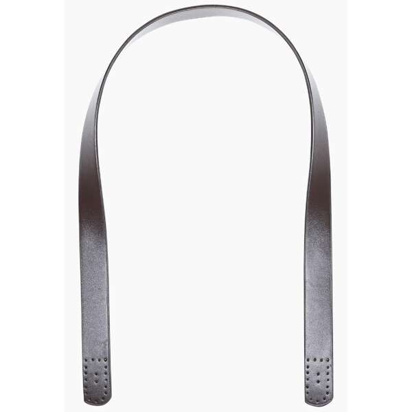 schmale Handtaschengriffe 80cm, dunkelbraun, zum Annähen, 1 Paar