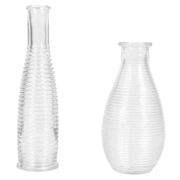 Rillen-Vasen-Set 2-teilig