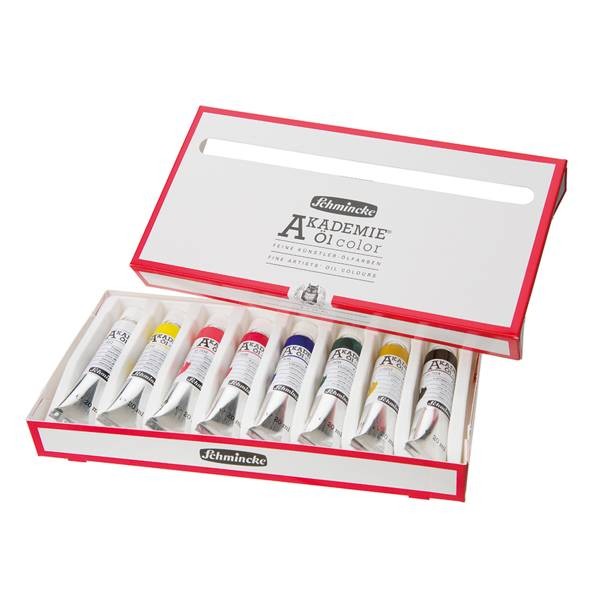 Schmincke AKADEMIE-Ölfarbe Set 8x 20ml
