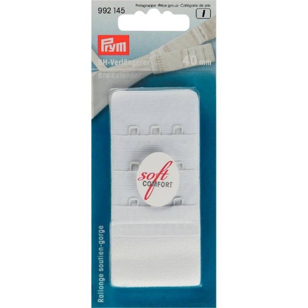 BH-Verlängerer 40mm 3x3 Haken weiß