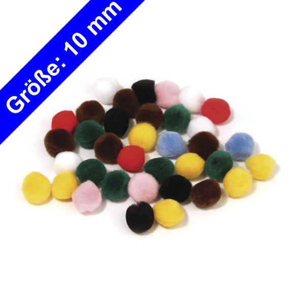 Rayher Pompons 10mm 76511 wollzauber