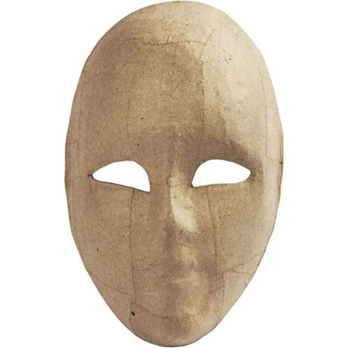 Voll-Maske Pappkarton. 16x23cm
