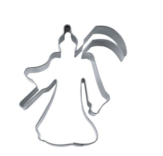 Präge-Ausstechform Sensenmann 8 cm aus Edelstahl