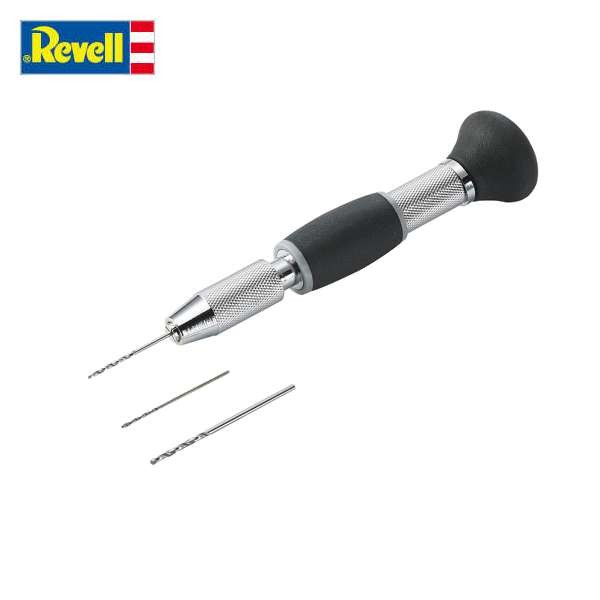 Revell Handbohrer, HAND DRILL mit 3 Feinbohrer