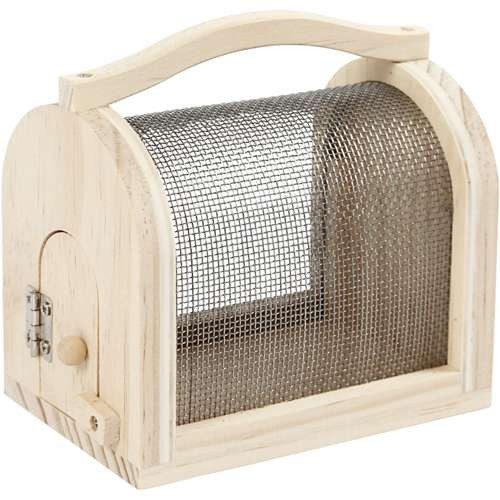Insektenkäfig, Insektenhotel aus Holz 105x110x75mm