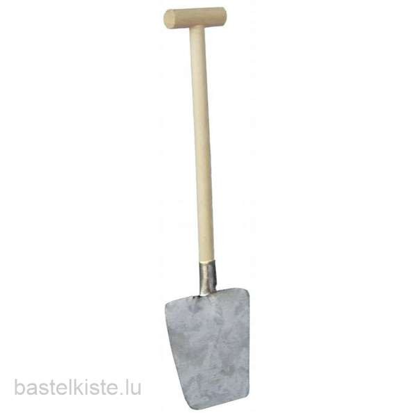 Miniatur Gartenspaten aus Holz/Metall 13x3 cm