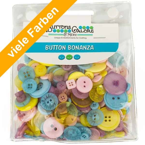 Button Bonanza Knöpfe in vielen Farben