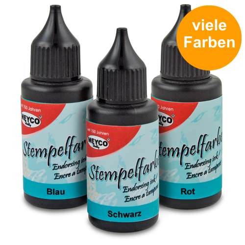 Stempelfarbe für Stempelkissen