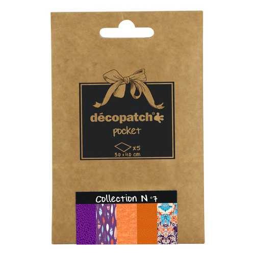 décopatch Papier, collection No. 07, 30x40cm, 5 Blatt