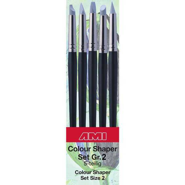 Gummipinsel, Colour Shaper Set 5-tlg.