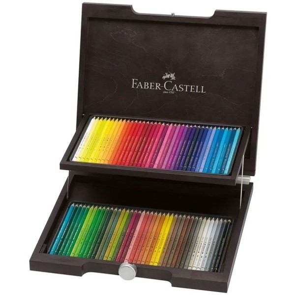 Faber-Castell 72er Polychromos Holzkoffer