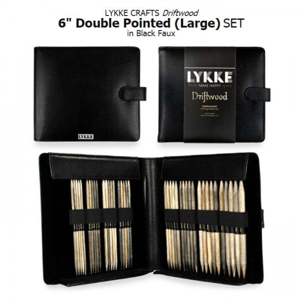 LYKKE INDIGO Double-point knitting needle-set 6 inch large