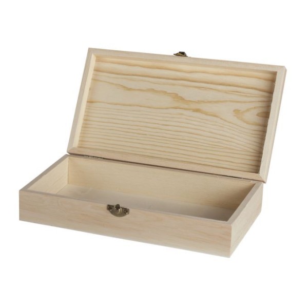 Holz Schatulle, Holzdose 25x14x6cm