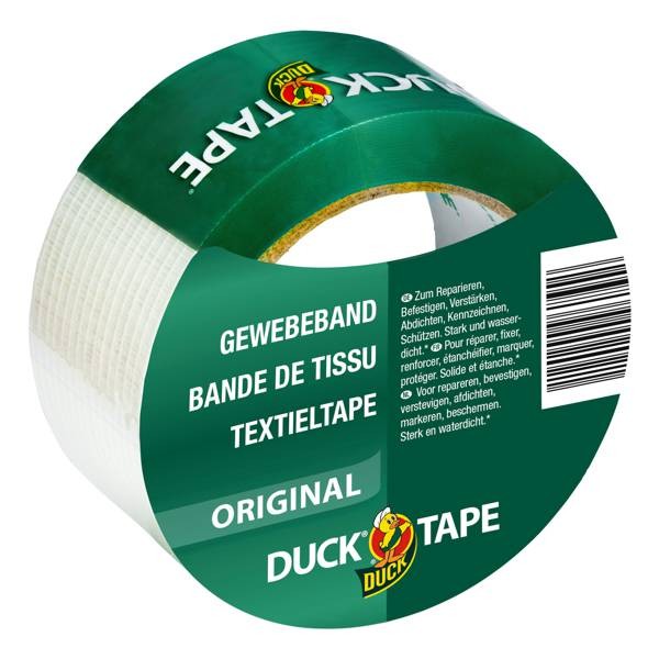 Gewebeklebeband Ø 50mm, 25m transparent