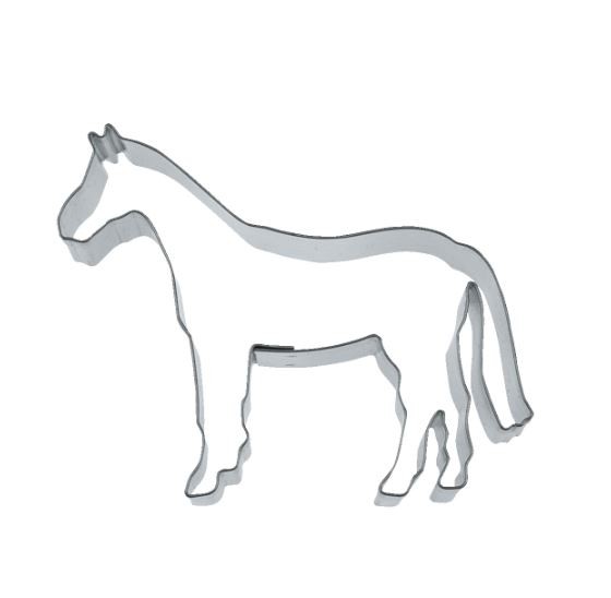 Präge-Ausstechform Pferd 8 cm aus Edelstahl