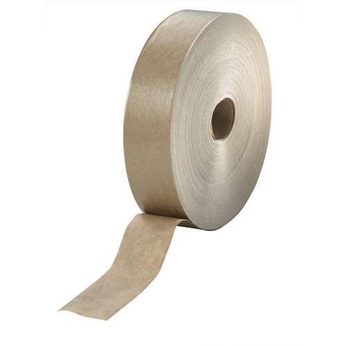 Nassklebeband, Nassklebepapier BRAUN 40mm, 200m