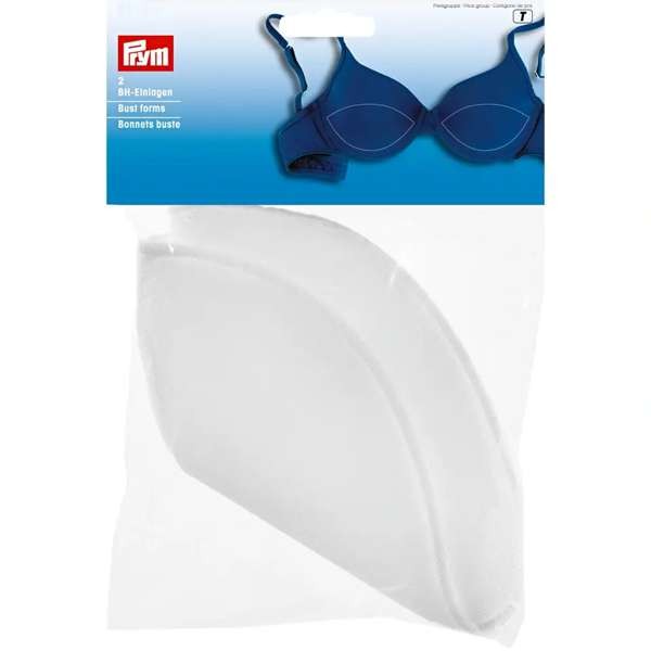 PRYM BH-Einlagen in weiß in den Größen L, M, S