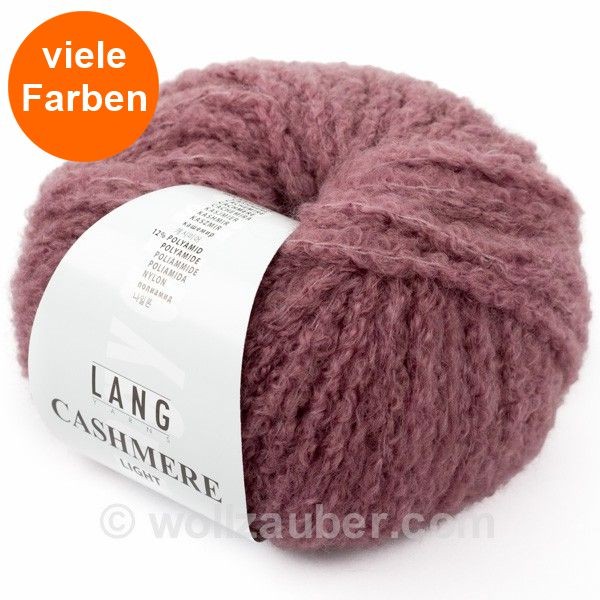 Lang Yarns CASHMERE LIGHT – Flauschiger Luxus aus Kaschmir, wollzauber.com