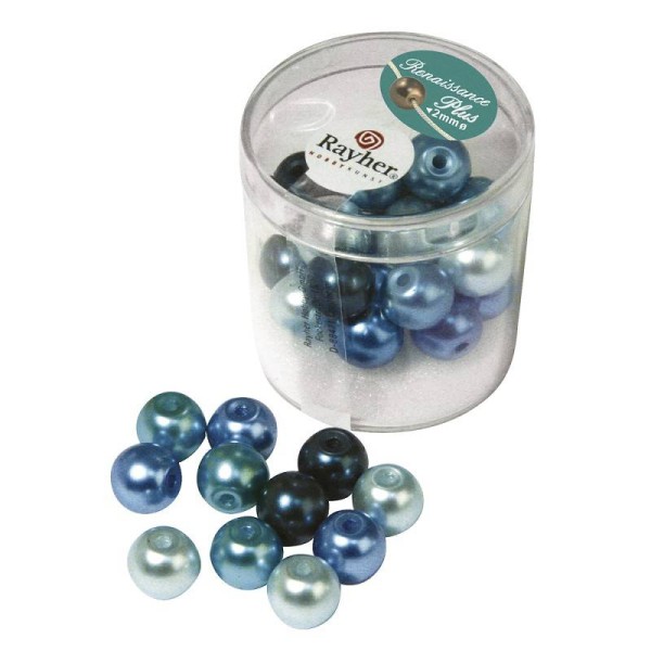 Großloch Renaissance Ø 10,0 mm türkis-Mix